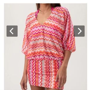 Trina Turk Zen Zig Zag Swim Cover-up